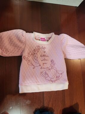 Disney Pink Quilted Princess Sweatshirt